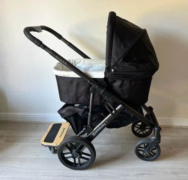 UPPAbaby Vista Jake Black 2014 (From Birth), w. Bassinet, Seat & Buggy Board