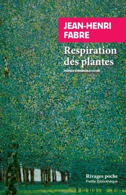 Respiration des plantes | Fabre Jean-henri Coccia Emanuele | Neuf