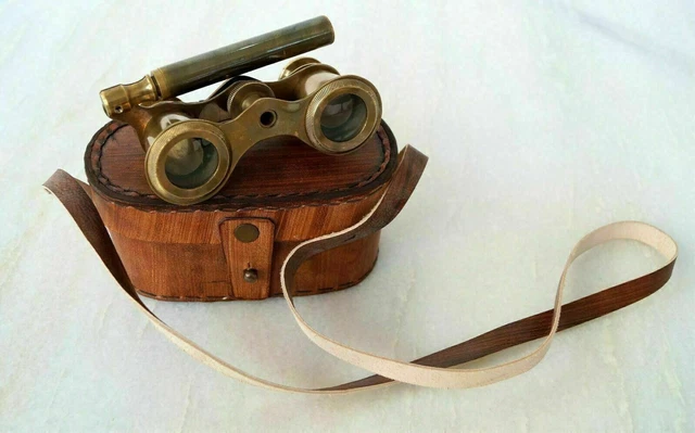 LOUPE LAITON VINTAGE rétro manche résine robuste loupe ancienne cadeau EUR 31,54 - FR
