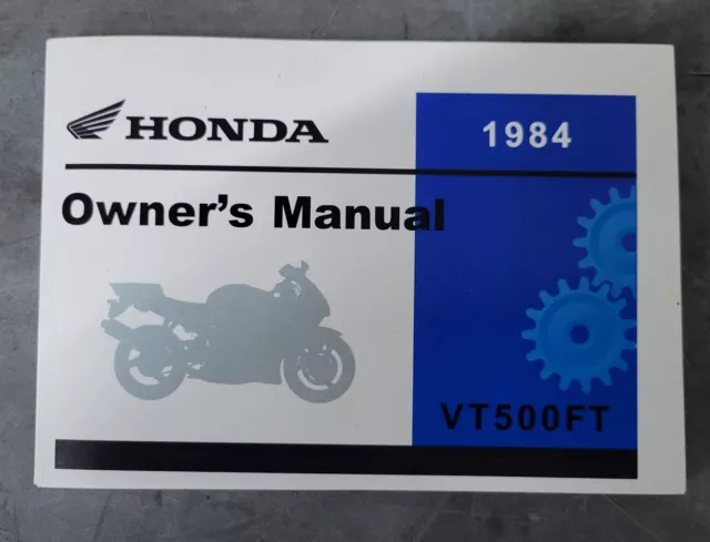 1984 Honda VT500 VT500FT 84 VT 500 FT   Factory Original Owners Manual