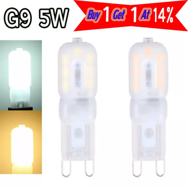 G9 5W SMD 2835 LED Capsule Bulbs Halogen Lights Super Bright Mini Replace Lamps