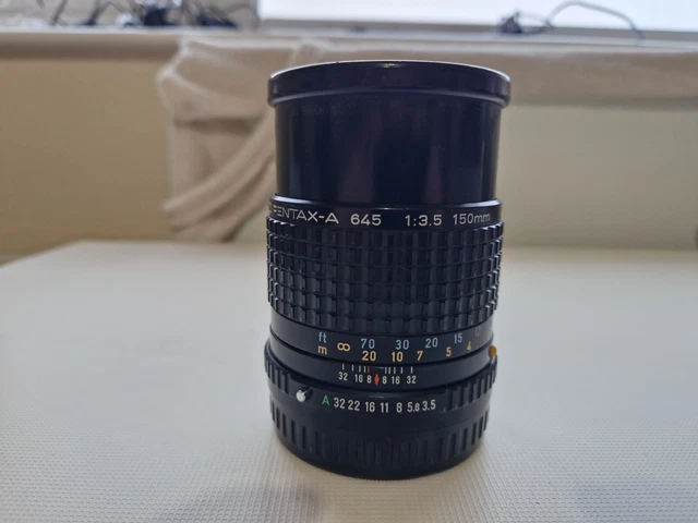 Pentax SMC Pentax-A 645 150mm f3.5 Medium Format Lens. Great condition