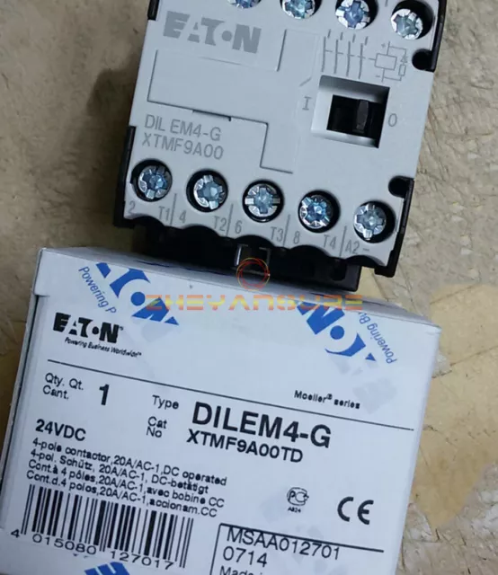 1PC New EATON MOELLER DILEM4-G 24VDC Contactor