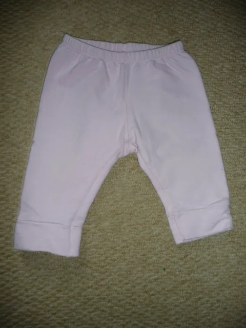 Zara baby girls' pale pink leggings - 3-6 months (68cm) VGC
