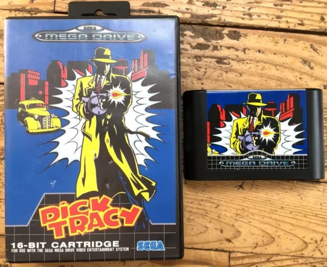 Dick Tracy En Boîte Sans Notice Sega Megadrive Pal Euro In Complet Boxed Ovp Jeu