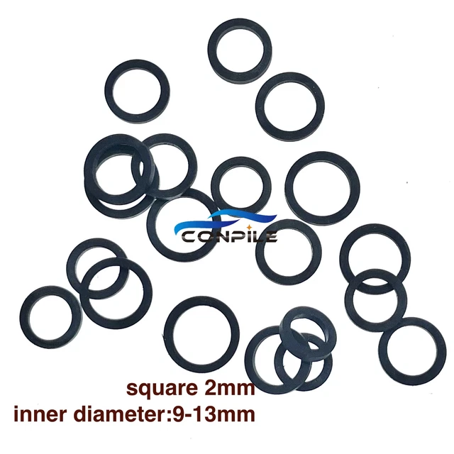 MIXED SQUARE 2MM Idle Tire Belt Loop Rubber Ring For Cassette Deck Tape