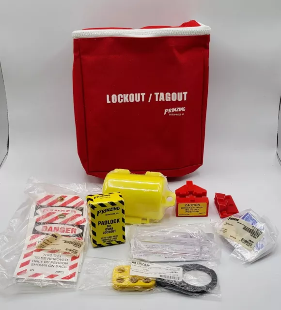 Brady LKELO Prinzing Electrical Lockout Tagout Pouch Kit NEW 2