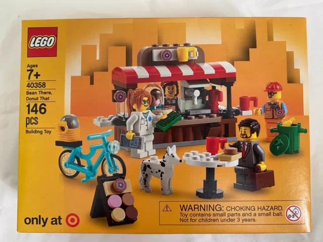 LEGO Retired Set 40358 Bean There, Donut That - NEW/SEALED TARGET EXCLUSIVE