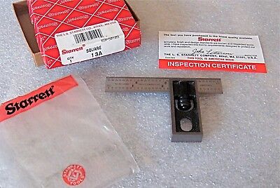 Starrett # 13A Double Square With Hardened Blade - Brand New Usa