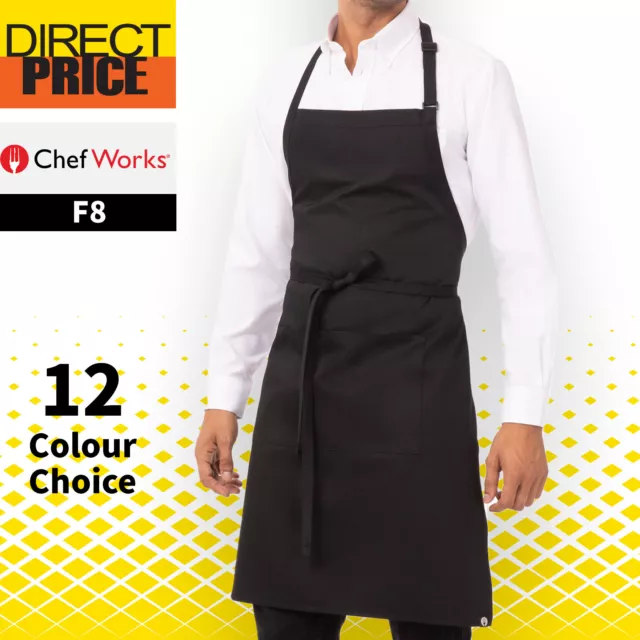 Chef Works BIB APRON,F8