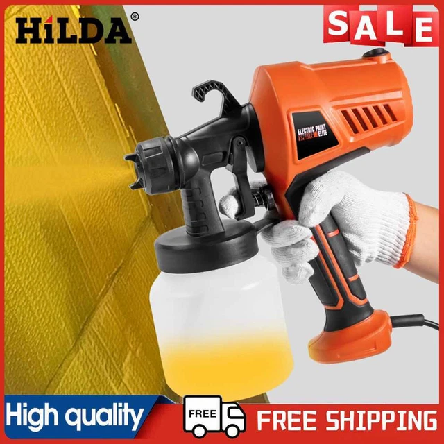 Pistola pulverizadora eléctrica de 500 W 800 ml pulverizador de pintura con olla de pintura para el hogar hágalo usted mismo herramientas artesanales