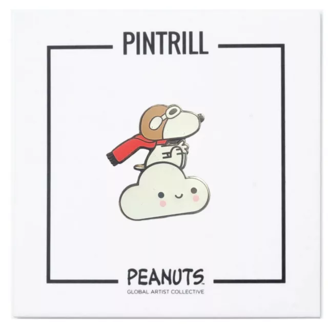 ⚡RARE⚡ PINTRILL x PEANUTS Little Cloud & Snoopy Pin *NEW* ARTISTS SAM + TURY