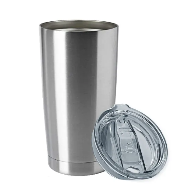 Bulk 20oz Stainless Steel  Tumbler  Slider Lid Double Wall Vacuum Insulated