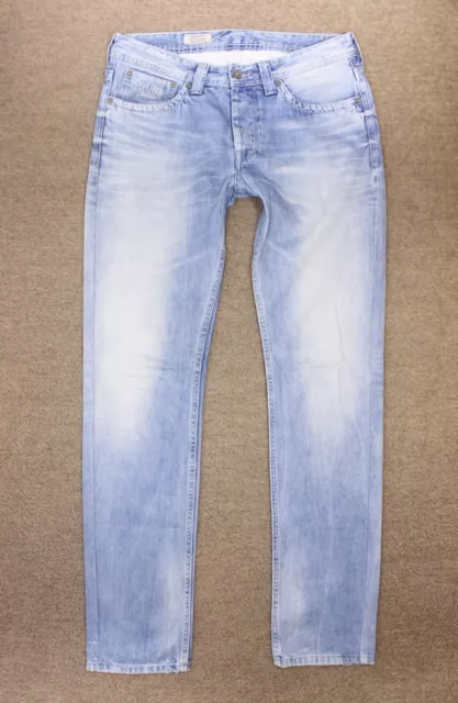 Herren Jeans PEPE JEANS Kingston* *Verengt W32 L34 100% BAUMWOLLE k982