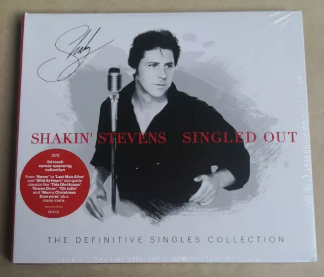 SHAKIN STEVENS Singled Out 3 CD Set 54 tracks Best Of Greatest Hits NEW SEALED