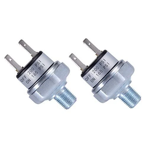 Air Pressure Switch 165-200 Pressure Switch 200 PSI Pressure Switch 1/8"