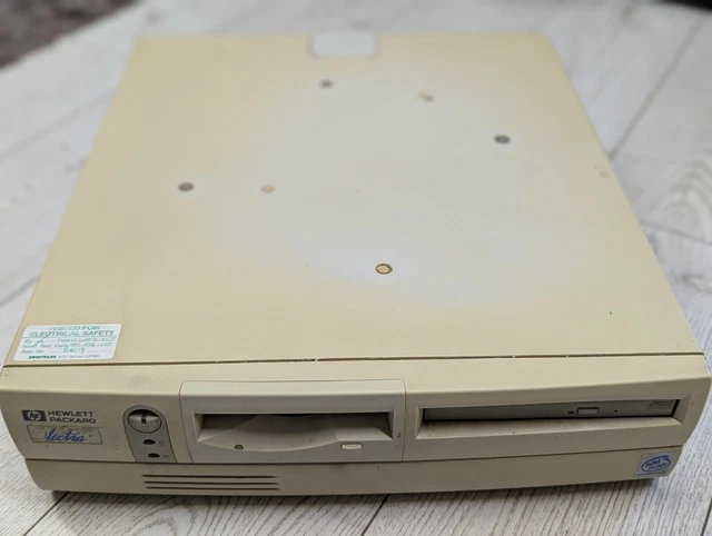HP VECTRA VINTAGE PC, WINDOWS 98 SE, PENTIUM III 1000MHZ, 20GB HDD ...