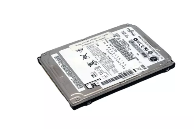 40GB Fujitsu HDD Notebook IDE Festplatte 2MB Cache 2,5" intern MHT2040AT