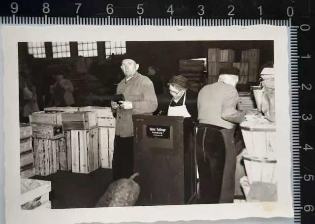 Original Foto Hamburg Hafen Lager Handel ca. 60er Jahre