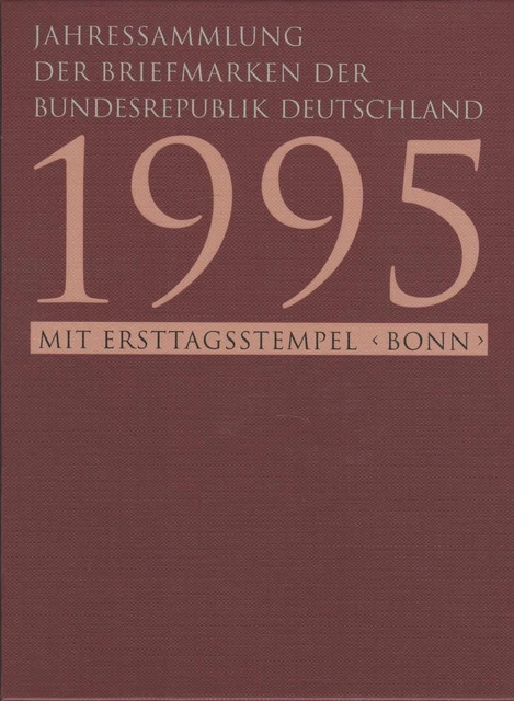 Jahrbuch 1992 Deutsche Bundespost komplett mit Schuber + Box gestempelt