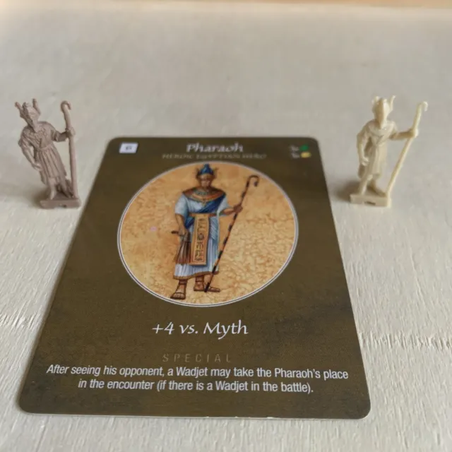 PHAROAH 2 Tokens and Battle Card for AGE OF MYTHOLOGY Game EGYPTIAN Parts