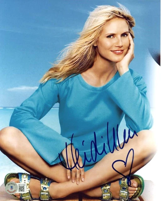 Heidi Klum Autographed Signed 8x10 Photo Certified Authentic BAS COA