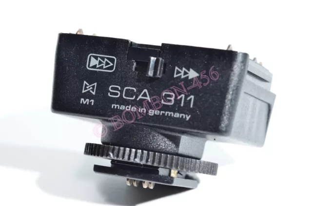 Adaptador manual Canon Metz Mecablitz SCA 311 M1 XLNT - ÚNICO DUEÑO