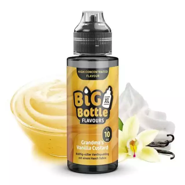 Big Bottle Grandmas Vanilla Custard Longfill Aroma 10 ml für 120 ml