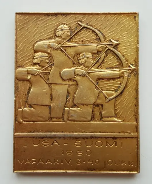 Gilt bronze medal - SAL FSF    35 x 45 mm, 32 gr