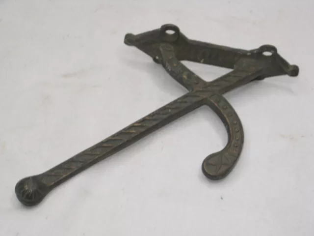 vintage antique wall hook ornate decorative decor architectural hanger hardware