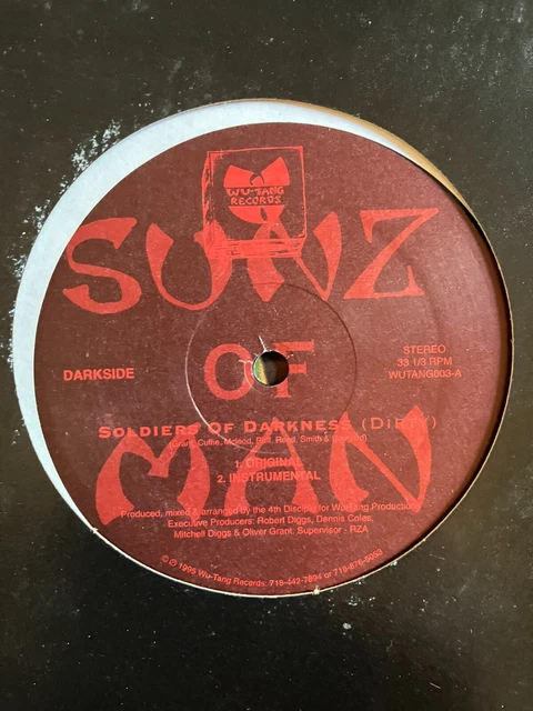 SUNZ OF MAN - Soldiers Of Darkness - 1995 US Hip Hop Rap 12