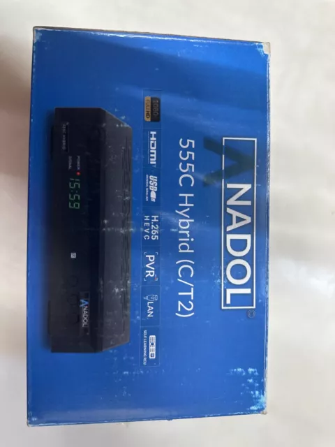 Anadol 555c - Hybrid DVB-T2 / DVB-C HDTV Kabel Receiver - PVR Aufnahmefunktion