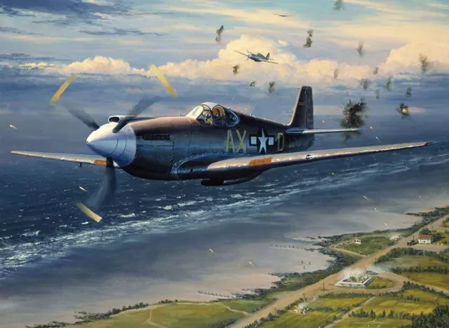 painting Giclee Art Wall Decor ww2 war Retro Vintage Fighters Printed Canvas