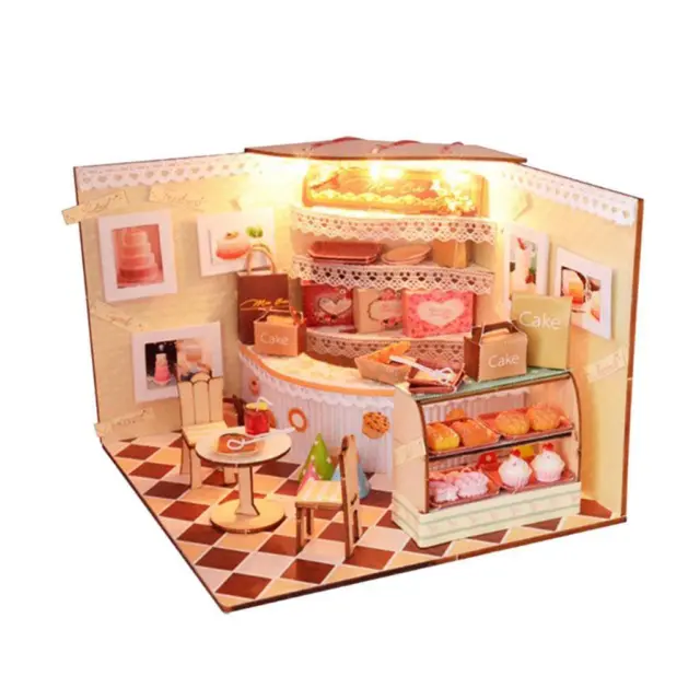 1:24 DIY Miniature Dolls House Furniture Kit Enfants Anniversaire Cadeaux De