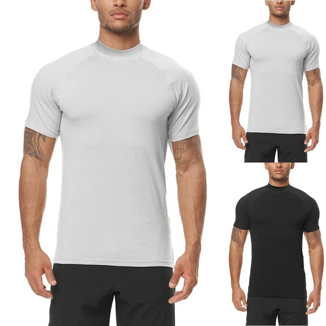 Canottiera uomo top slim fit tinta unita estate vacanze allenamento