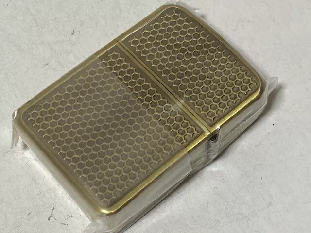 Zippo Oil lighter 1941 Replica Grill Mesh Both Sides Etching  Japan 3