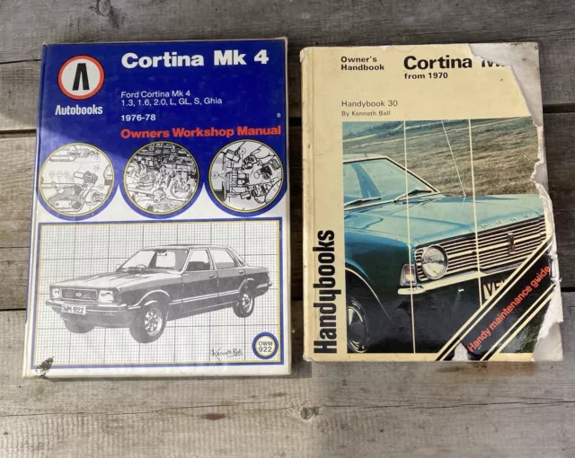 Ford Cortina mk 3- 4 manuals