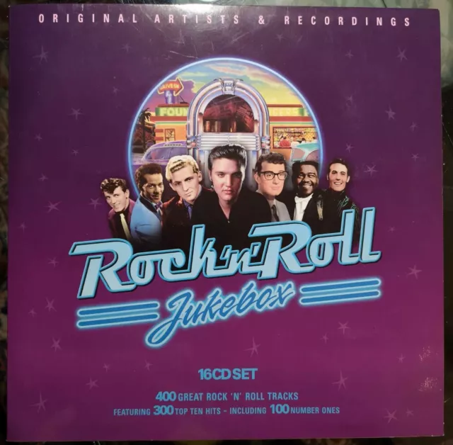 Varios ‎– Rock 'N' Roll Jukebox [ 16×CD, caja recopilatoria, Europa, 2008 ]