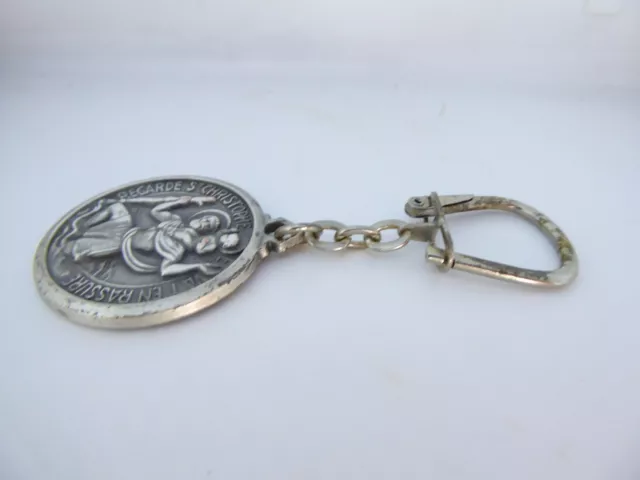 Porte-Clés / Key Ring CREDIT AGRICOLE SEINE ET OISE ETAMPES  Bank ST CHRISTOPHE 3