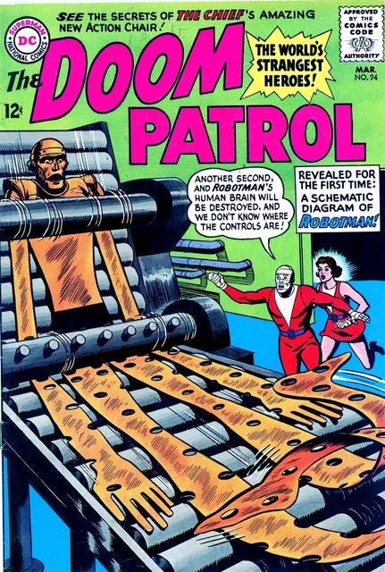 Doom Patrol Comic Book #94, DC Comics 1965 -NICE!!