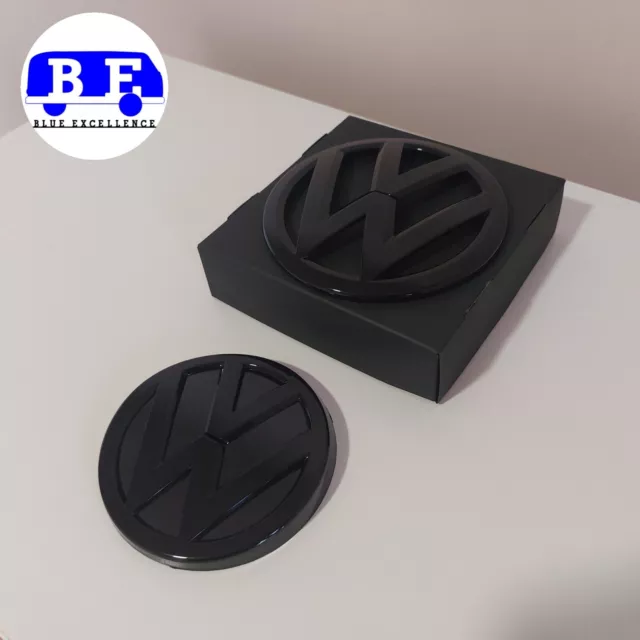 VW Golf 7 golf 7 & 7.5 Front & Rear Emblem logo glossy Black 2