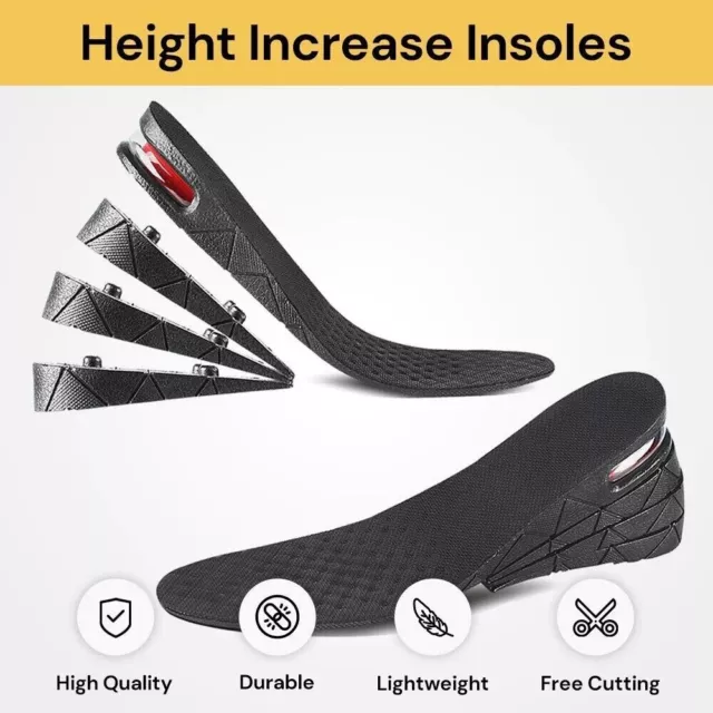 Height Increase Insoles Shoe Lift With Air Cushion Shoe Insole For Men And Women 2