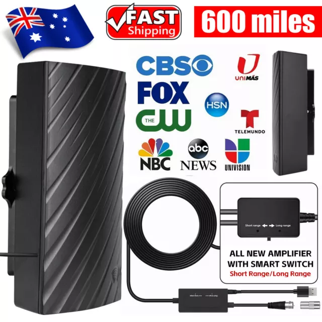 1080P Digital TV Antenna 5600 Miles Range Signal Booster Amplifier HDTV Home