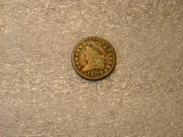 1809 U.S.A. Classic Head  Half Cent  VERY NICE CONDITION