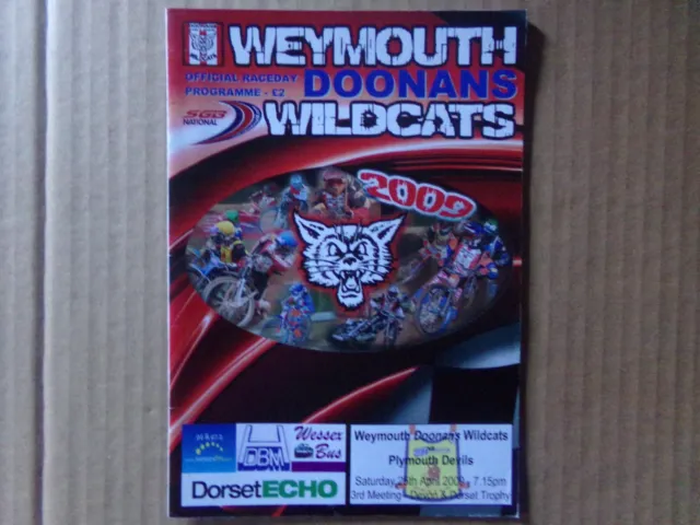 2009 Weymouth Wildcats v Plymouth Devils Devon & Dorset Trophy  25/04/09