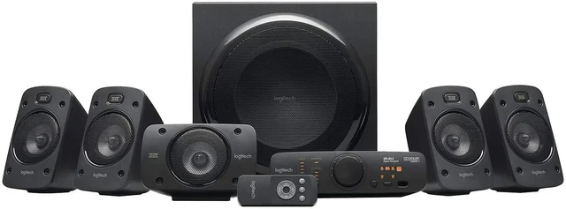 Logitech Z906 5.1 System Of Speakers Sound Surround Thx, Certified Dolby