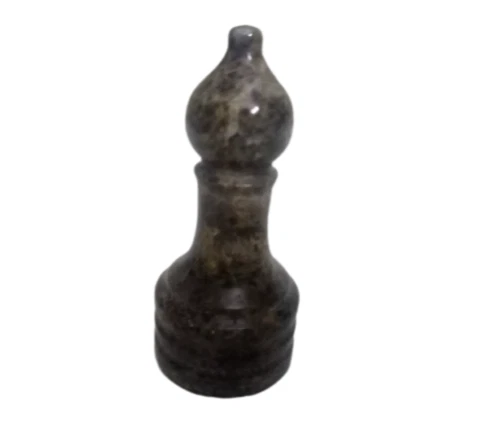 Replacement/Spare Chess Piece Bishop Golden Black Marble/onyx 2.25 inch -C7