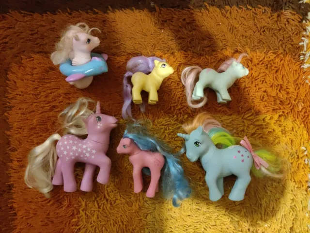 Lot de 6 poneys - Mon Petit Poney - My Little Pony - Vintage