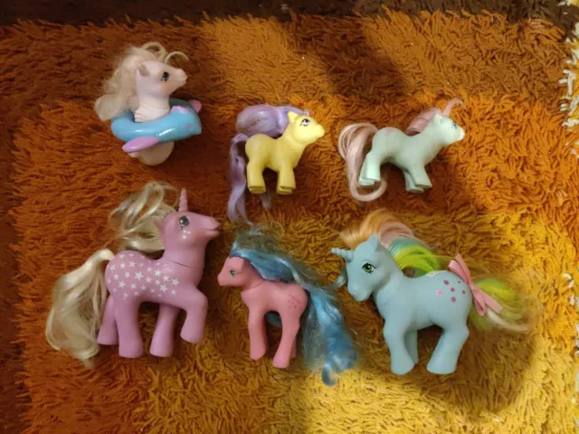Lot de 6 poneys - Mon Petit Poney - My Little Pony - Vintage Lot de 6 poneys - Mon Petit Poney - My Little Pony - Vintage