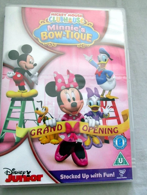 MICKEY MOUSE CLUBHOUSE: Minnie's Bow-tique NEW SEALED DVD (2011) EB19 £